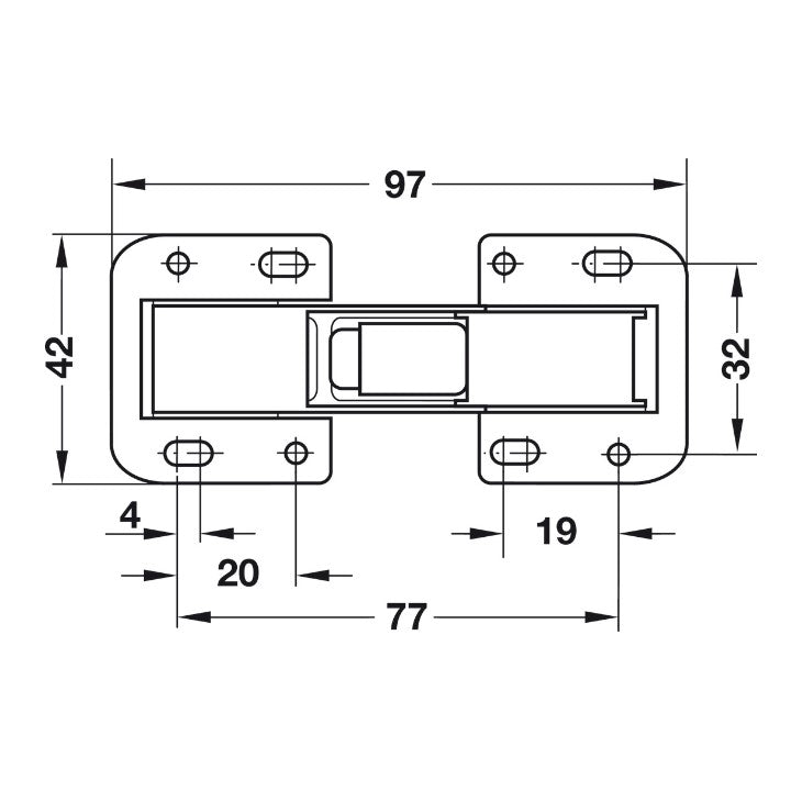 HAFELE Spring Hinge 34333970 | Furniture fitting in Dar Tanzania