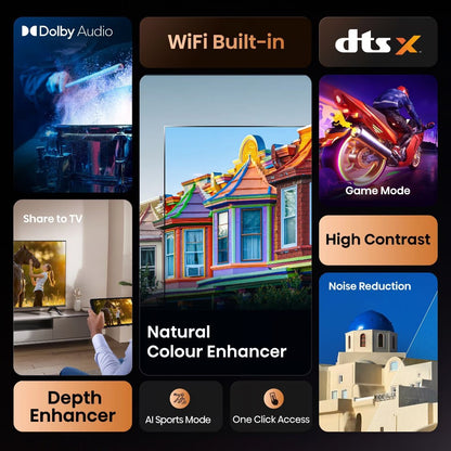 HISENSE 40 Inch VIDAA Smart FHD TV 40A4Q | Smart TV in Tanzania