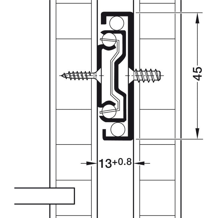 HAFELE 450mm Drawer Sliders 42050914 | Drawer sliders in Dar Tanzania