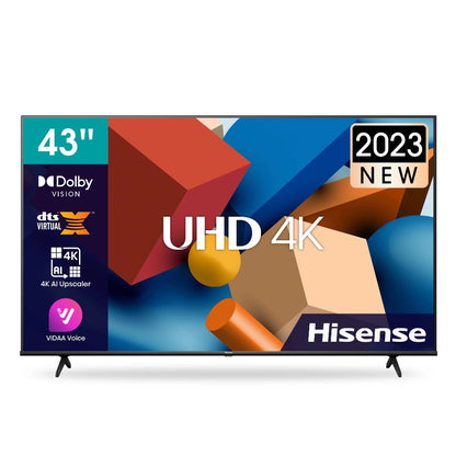 HISENSE 43 Inch Smart 4k UHD TV 43A6K | Smart TV in Dar Tanzania