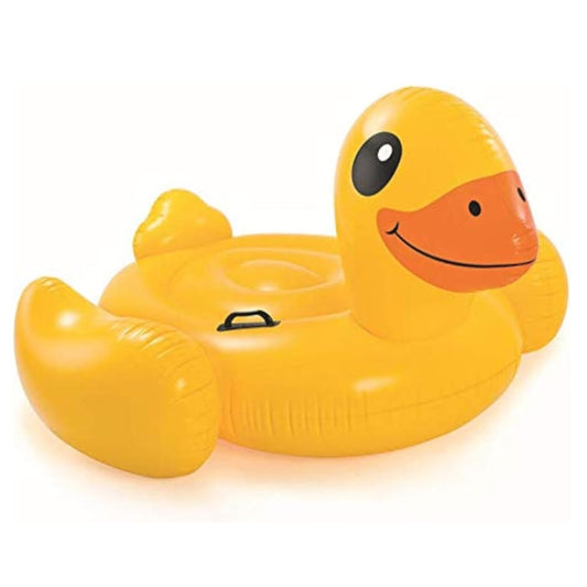 INTEX Mega Yellow Duck Island Inflatable Float 56286 