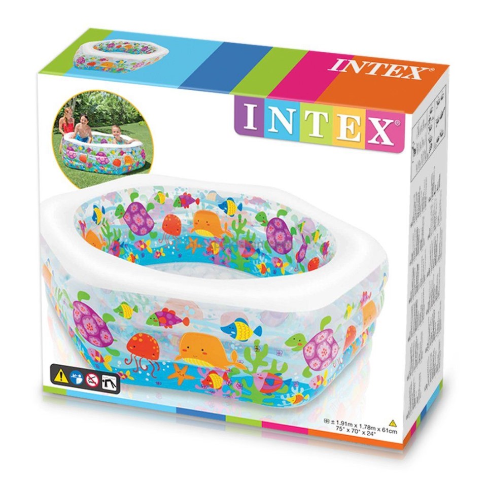 INTEX Ocean Reef Pool, 191cm x 178cm x 61cm, 56493 | Intex Tanzania