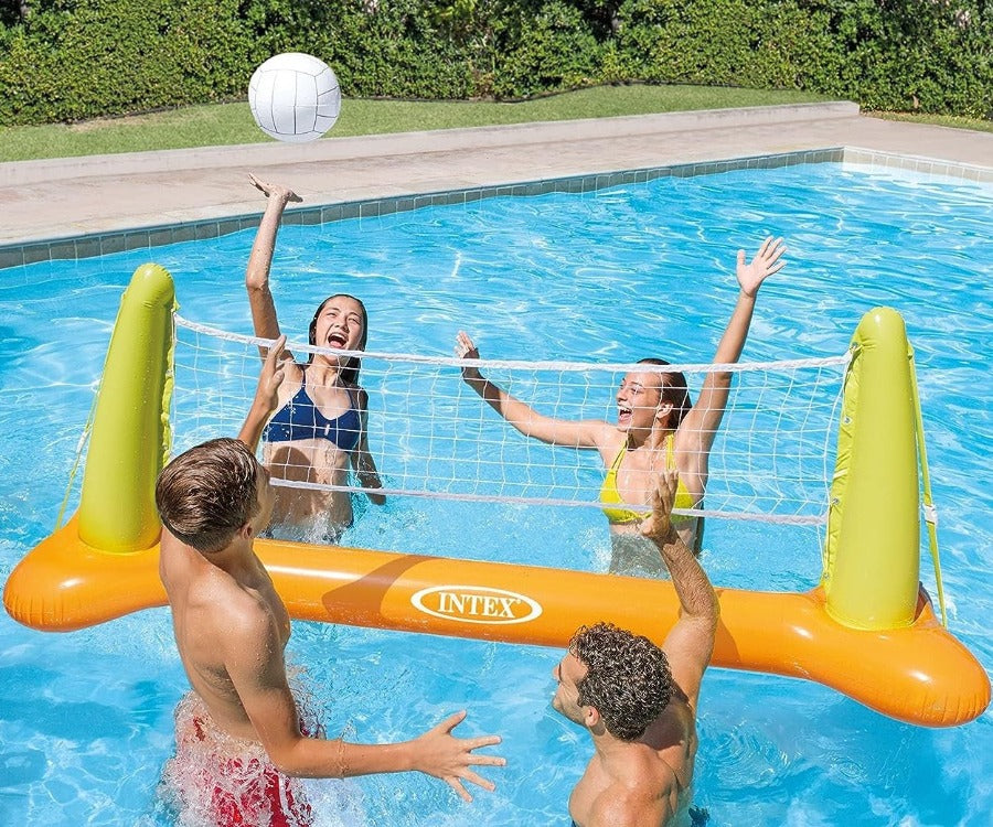 INTEX Inflatable Floating Swimming Pool Volleyball Game Set 56508