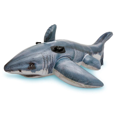 INTEX 57525 Inflatable Great White Shark Ride-On Water Float