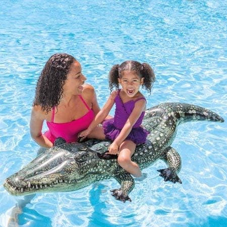 INTEX Realistic Gator Ride-on Inflatable Float, 57551 | Intex Tanzania