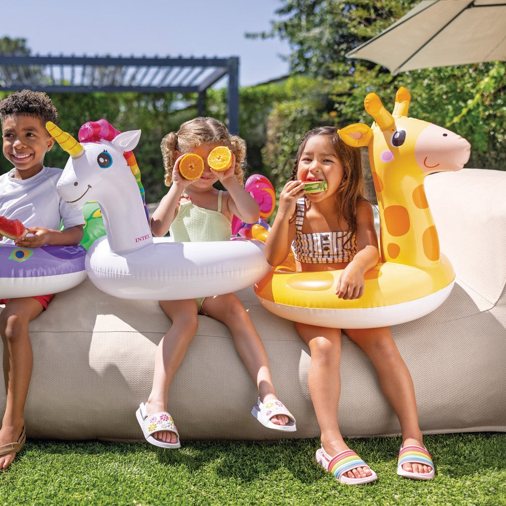 INTEX Inflatable Giraffe Ring 107 x 58 cm, 59221 | Intex Tanzania