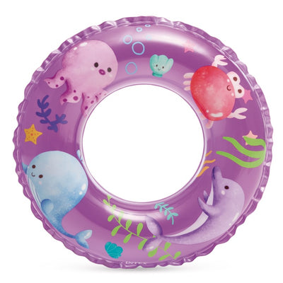 INTEX 61cm Transparent Fun Printed Ring Tube, 59242 | INTEX Tanzania