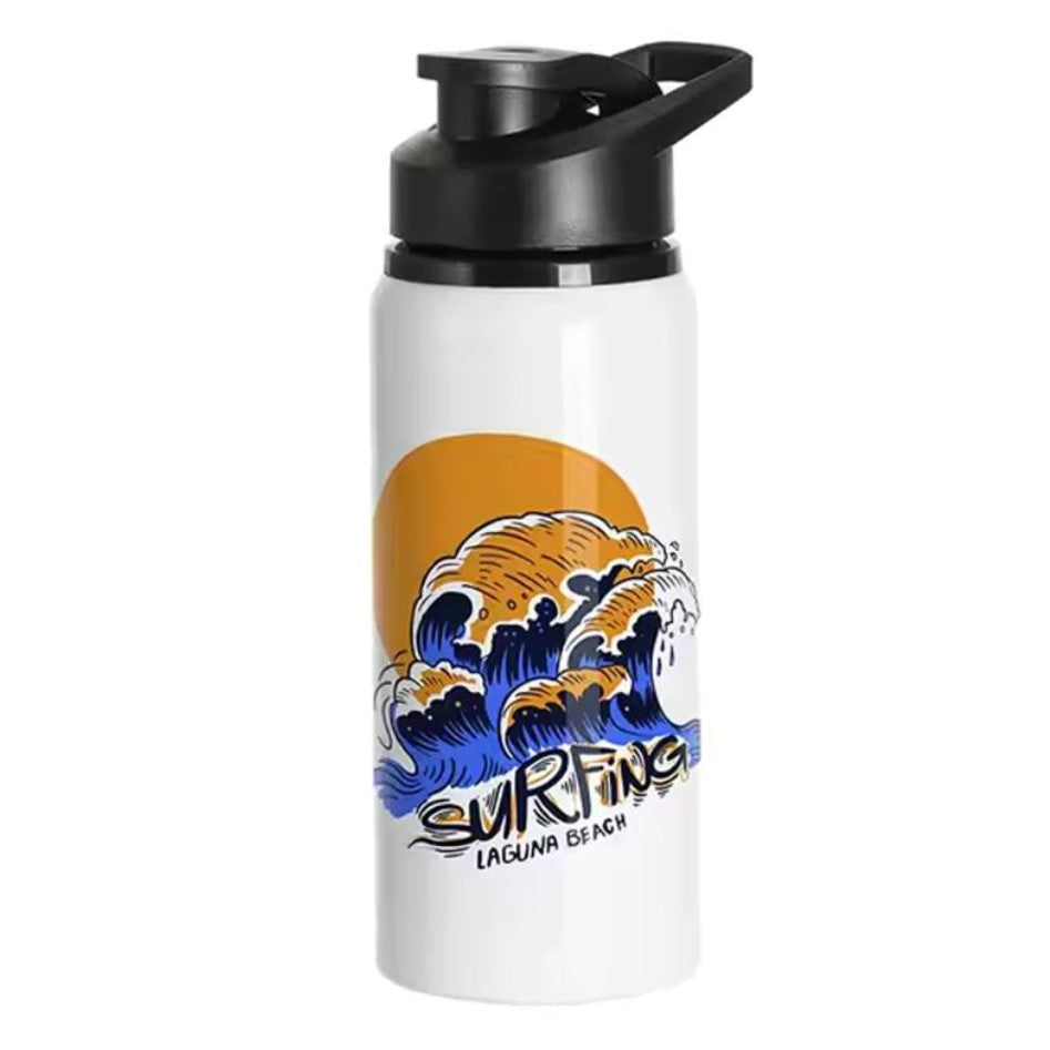 Personalized White Water Bottle 600ml | Custom Bottles in Dar Tanzania
