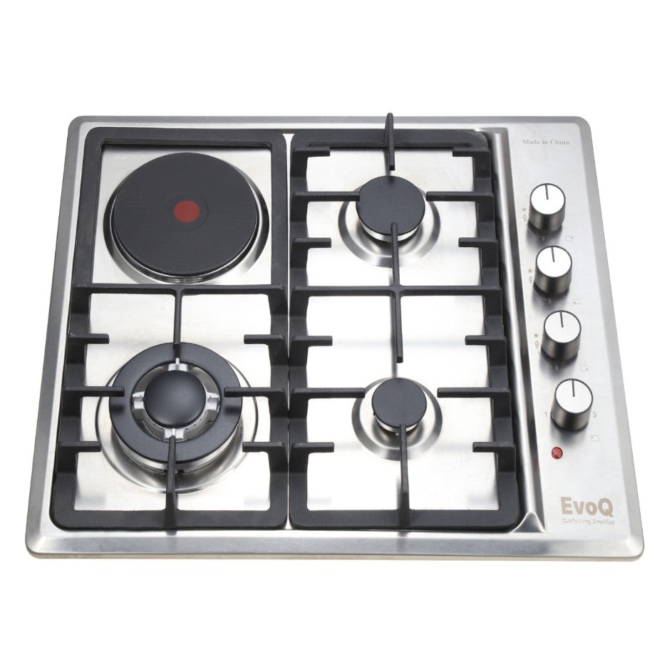 EVOQ EH-631SL, 58cm, 3 Gas, 1 electric, Built-In Hob in Tanzania