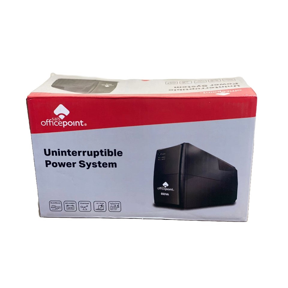 OFFICEPOINT Backup UPS 650VA, UK Sockets 09OFPT289 | UPS in Tanzania