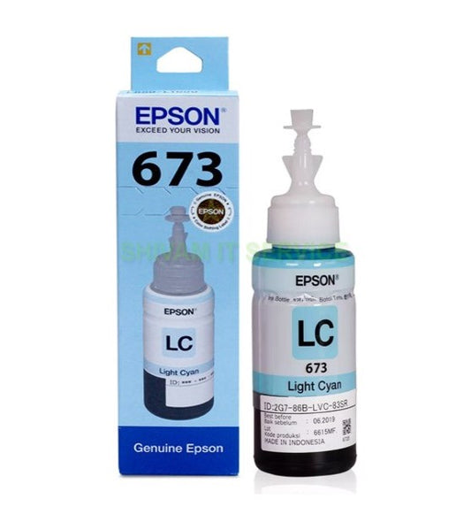 EPSON 673 Light Cyan Ink Bottle 70ml | Epson Ink in Dar Tanzania