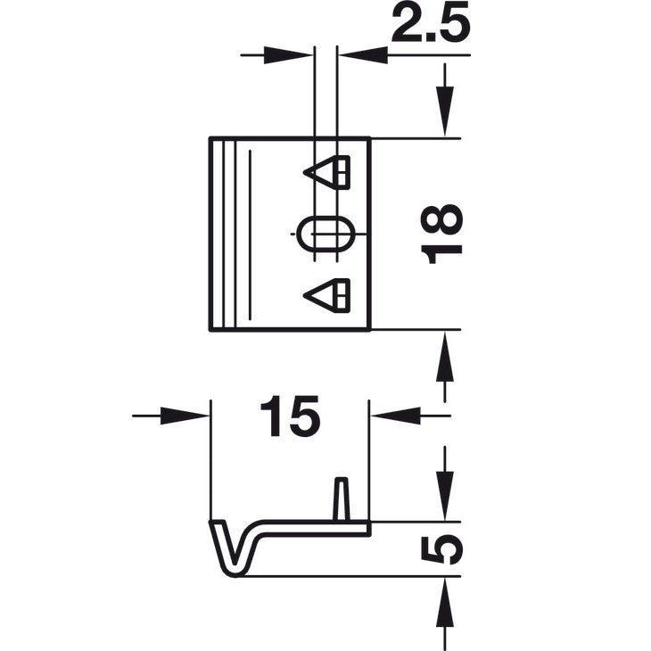 HAFELE Cabinet Ball Catch 24110718
