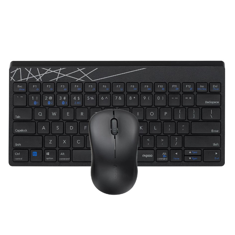 RAPOO 8000M Multi-mode Wireless Keyboard And Mouse Combo