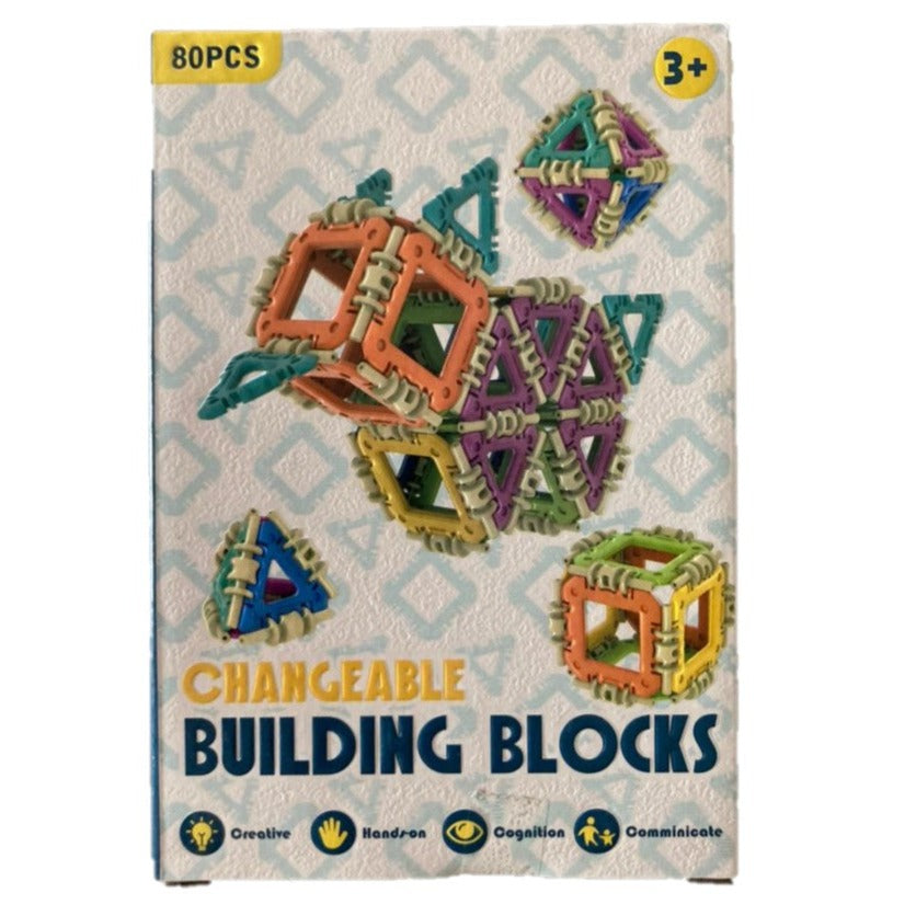 Changeable Building Blocks 80pcs Set | Kids Toys in Dar Tanzania