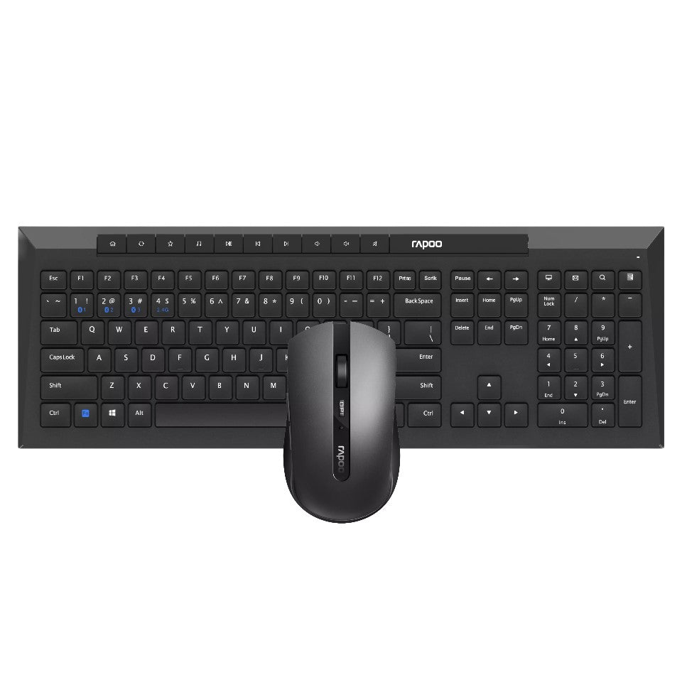 RAPOO 8210M Multi-mode Wireless Keyboard And Mouse Combo