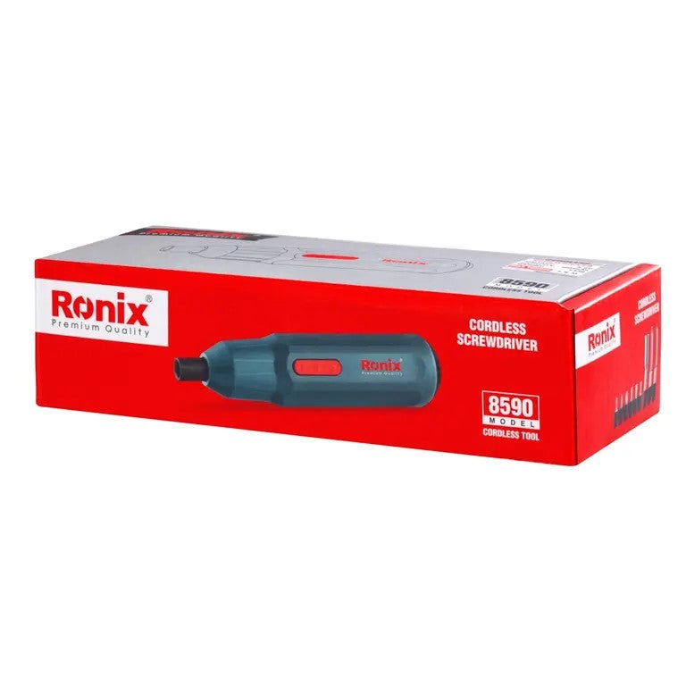RONIX 3.6V Li, Cordless Screwdriver With 9 Bits, 8590 | Ronix Tanzania