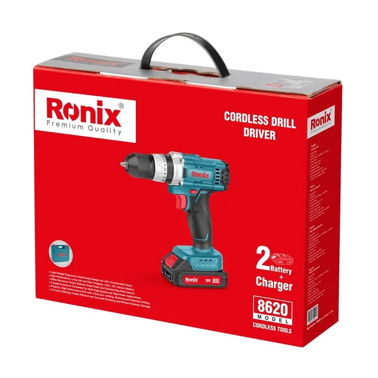RONIX 20v Cordless Drill, 35nm, 8620 | Power Drills in Tanzania