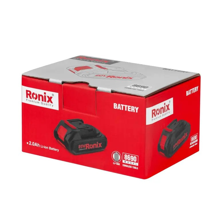RONIX 20V 2.0Ah Lithium-Ion Battery Pack, 8690 | RONIX Tanzania