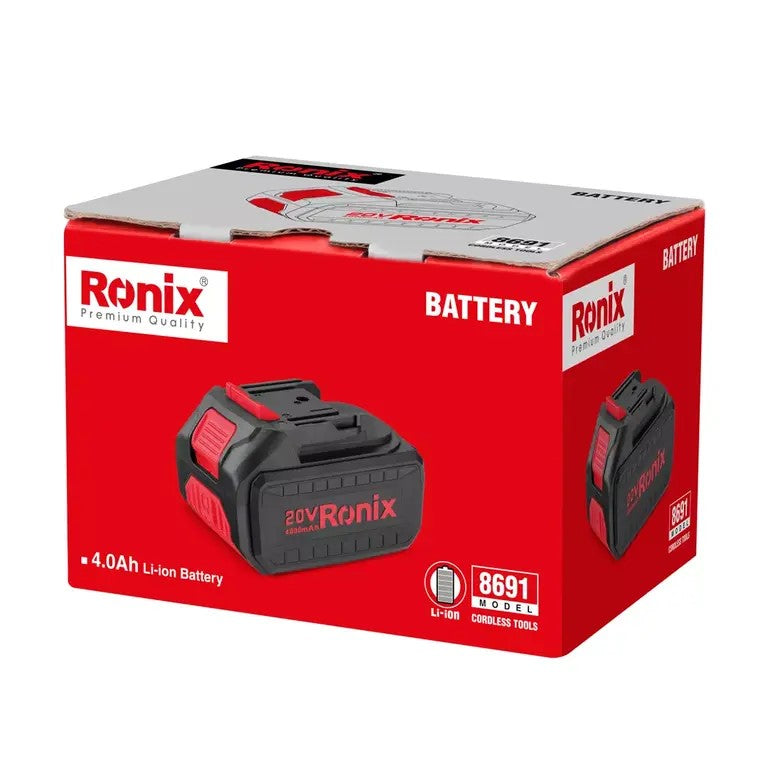RONIX 20V 4.0Ah Lithium-Ion Battery Pack, 8691 | RONIX Tanzania