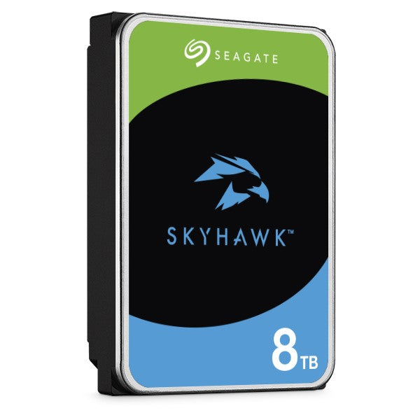 SEAGATE SkyHawk, 8TB, SATA, 24x7 Surveillance Hard Drive, ST8000VX010