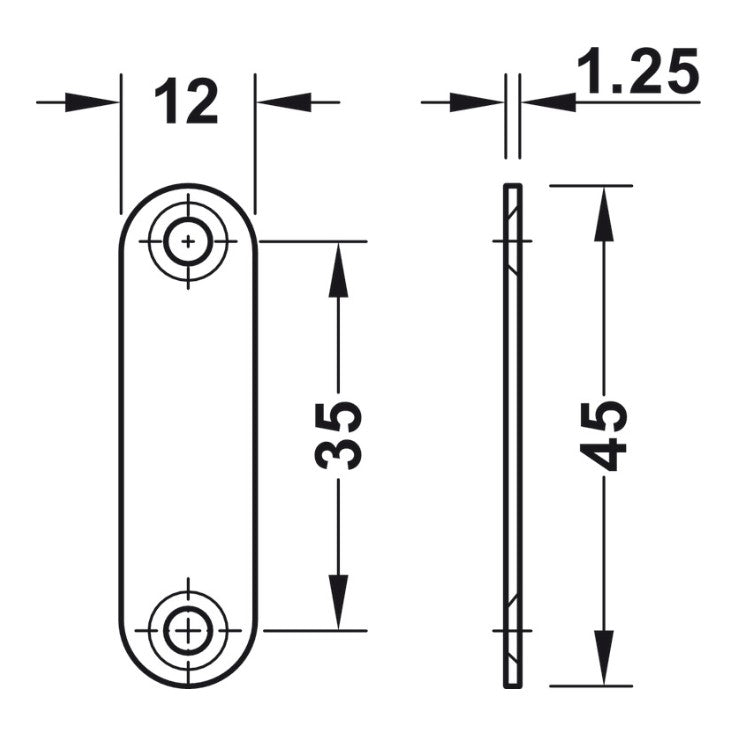 HAFELE Magnetic Clasp Catch 24626122