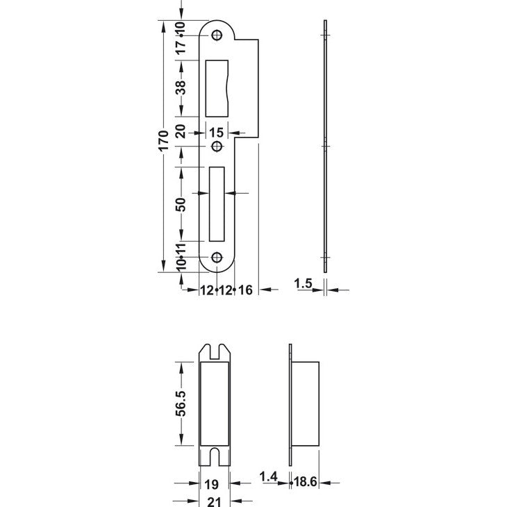 HAFELE Mortise lock 91102151 | Mortise lock in Dar Tanzania