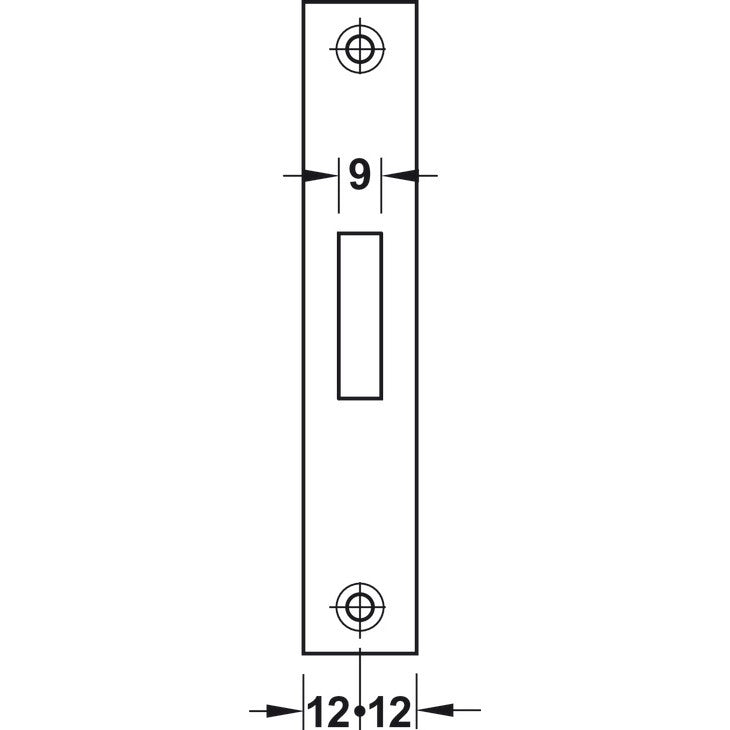 HAFELE 91122511 Bathroom hinged door Mortise dead lock in Dar Tanzania