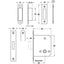 HAFELE 91122511 Bathroom hinged door Mortise dead lock in Dar Tanzania