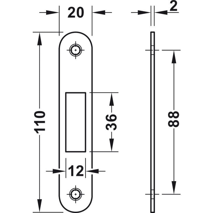 HAFELE 91126322 Sliding Door Mortise lock in Dar Tanzania