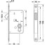 HAFELE 91127500 Bathroom sliding door Mortise lock in Dar Tanzania