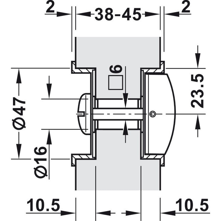 HAFELE 91127500 Bathroom sliding door Mortise lock in Dar Tanzania