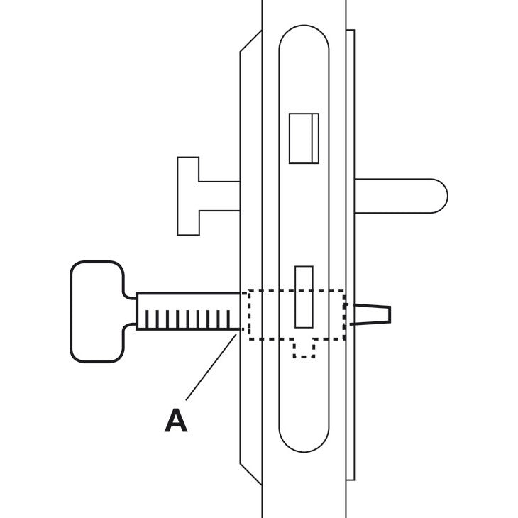 HAFELE Temporary Construction Key 91699011