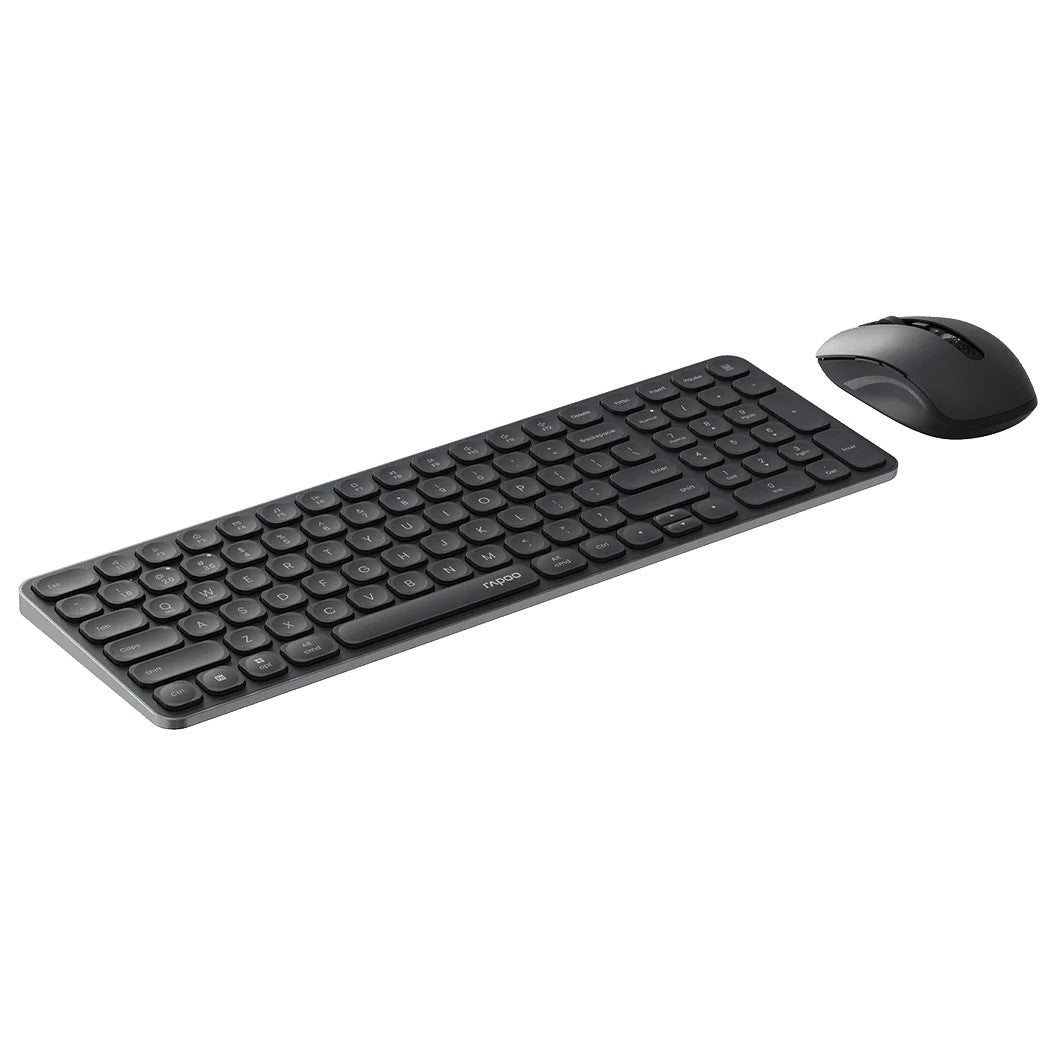 RAPOO 9350s Multi-mode, Slim Metal Wireless Keyboard & Mouse Combo
