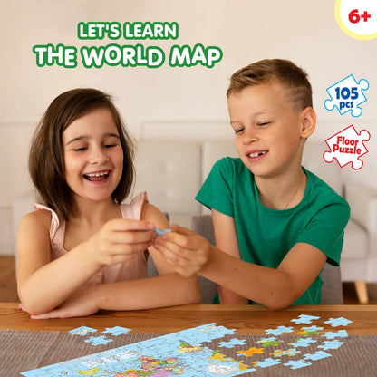 FUNSKOOL Lets Learn World Map Puzzle | Puzzles in Dar Tanzania