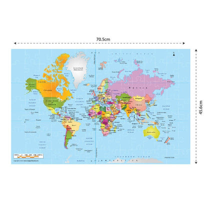 FUNSKOOL Lets Learn World Map Puzzle | Puzzles in Dar Tanzania