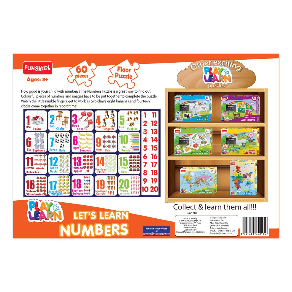 FUNSKOOL Lets Learn Numbers Puzzle | Puzzles in Dar Tanzania