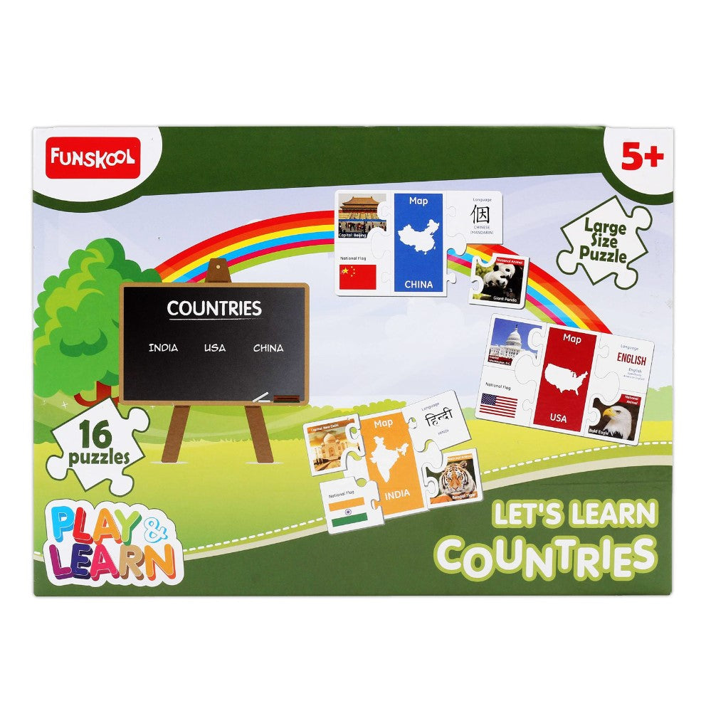 FUNSKOOL Lets Learn Countries Puzzle | Puzzles in Dar Tanzania