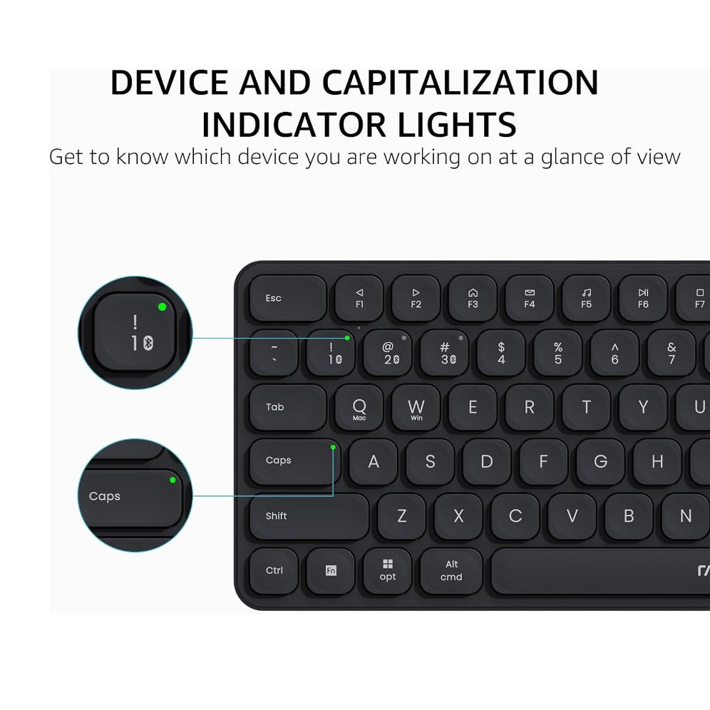 RAPOO 9560M Multi-mode Wireless Keyboard And Mouse Combo
