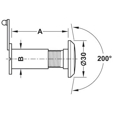 HAFELE Door Viewer Peephole 95930001 | Door Peepholes in Dar Tanzania