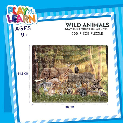 FUNSKOOL Wild Animals 300pc Jigsaw Puzzle | Funskool Tanzania