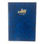 Academy 2 Quire, A4, Blue hard cover notebook