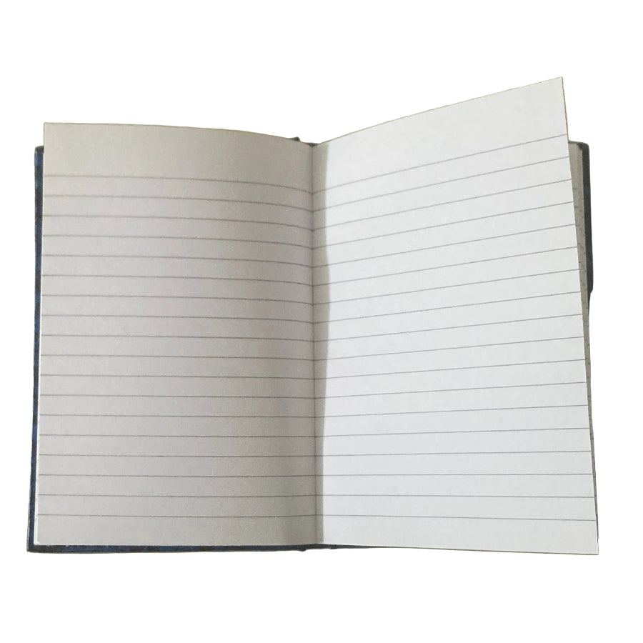 Academy 2 Quire, A5, Blue hard cover notebook