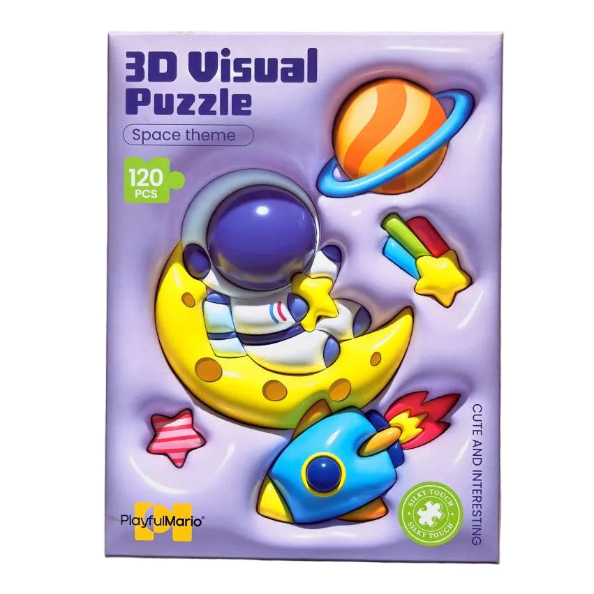 120pc Space Theme 3D Visual Jigsaw Puzzle | Tanzania