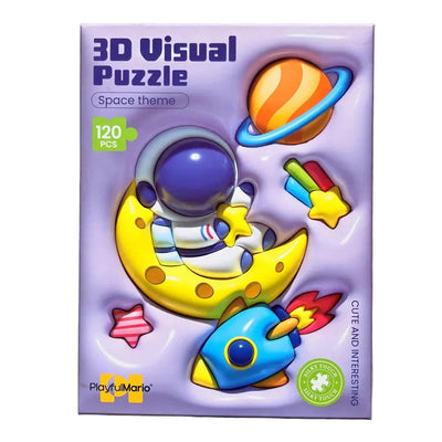 120pc Space Theme 3D Visual Jigsaw Puzzle | Tanzania