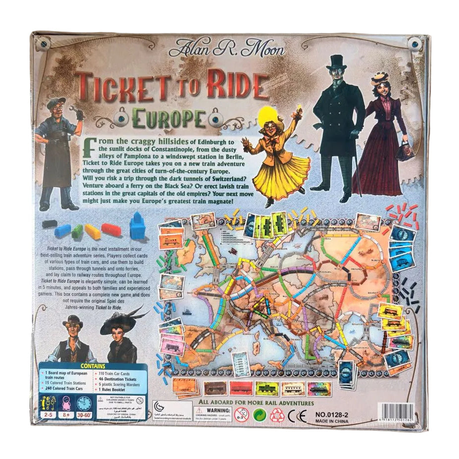 Ticket to ride Europe Board Game | Classic Board games in Tanzania