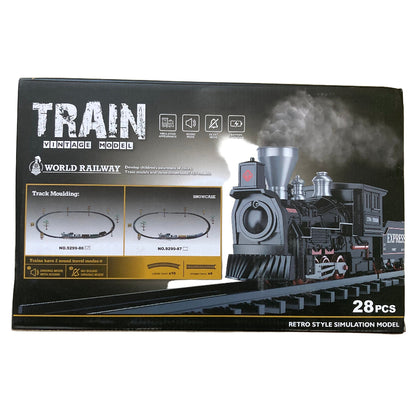 WORLD RAILWAY 28pc Vintage Train Model Set With Tracks