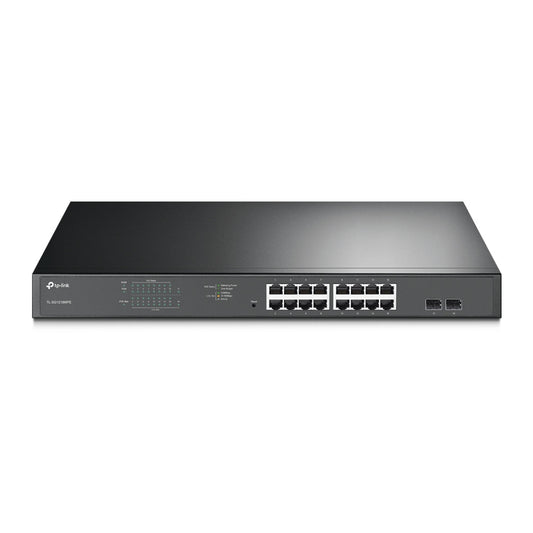 TP-LINK 18-Port Easy Smart Switch with 16-Port PoE+ TL-SG1218MPE