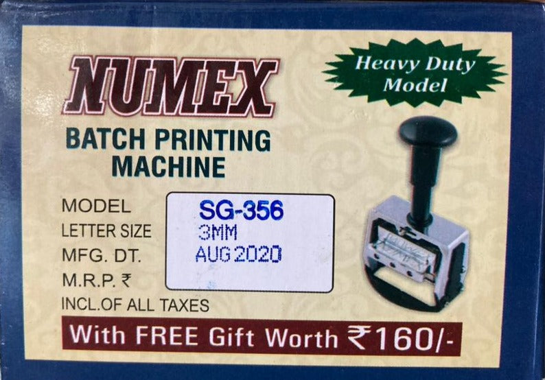 NUMEX Batch Code Stamp SG356 | Batch coders in Dar Tanzania
