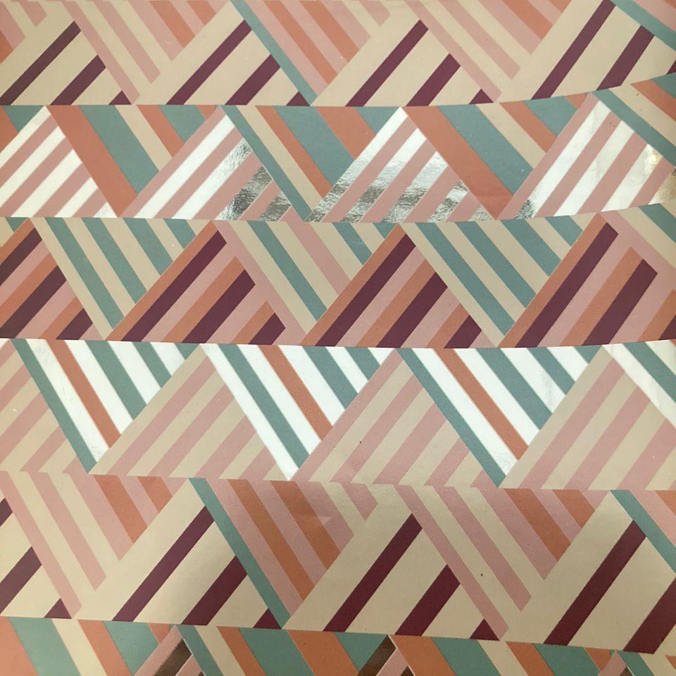 Red Brown Zigzag gift wrap | Elegant gift papers in Dar Tanzania