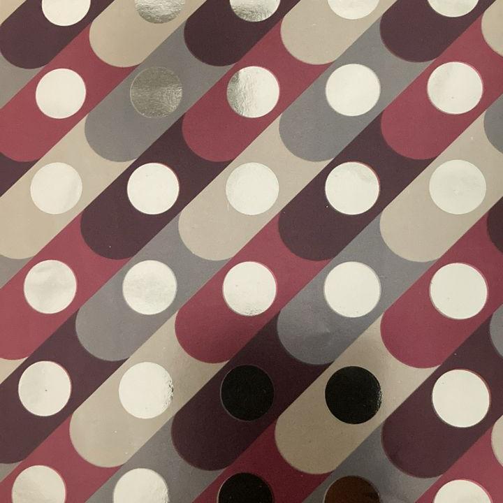 Maroon Gold Foil Dots gift wrap | Elegant gift papers in Dar Tanzania